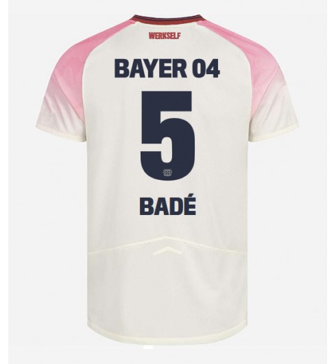 Bayer Leverkusen Loic Bade #5 Venkovní Dres 2025-26 Krátký Rukáv Bayer Leverkusen Loic Bade #5 Venkovní Dres 2025-26 Krátký Rukáv